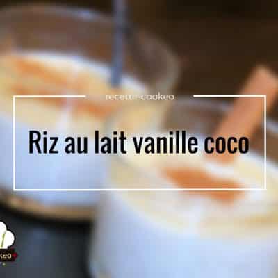 Riz au lait vanille coco