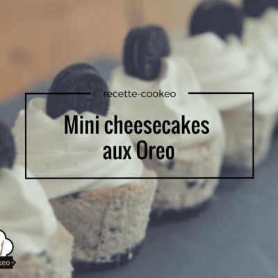 Mini cheesecakes aux Oreo