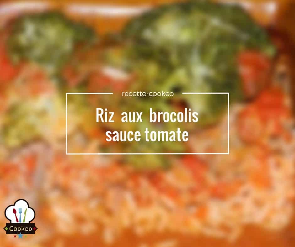 riz aux brocolis sauce tomate
