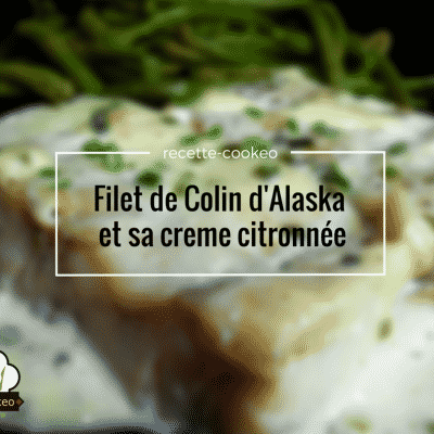 Filet de Colin d'Alaska et sa creme citronnée